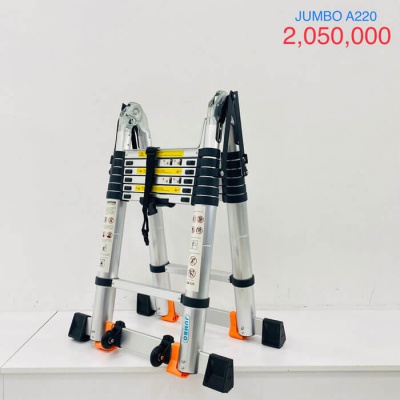 Thang nhôm rút gọn chữ A cao cấp Jumbo A190